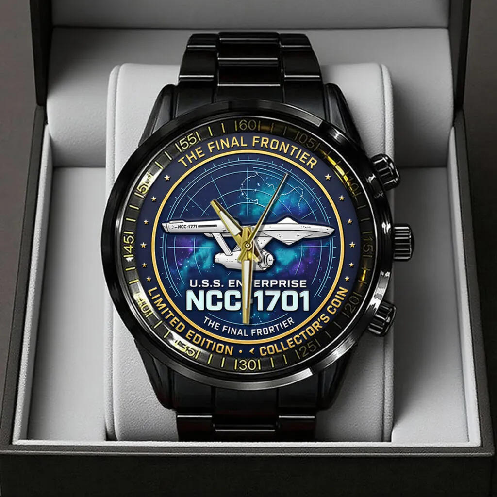 Star Trek 60th Anniversary 2026 Black Stainless Steel Watch-THK124906 - Image 3