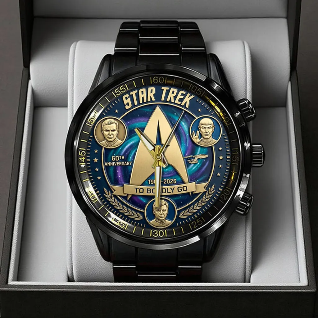 Star Trek 60th Anniversary 2026 Black Stainless Steel Watch-THK124895 - Image 2