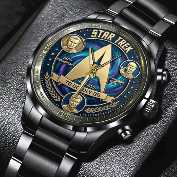 Star Trek 60th Anniversary 2026 Black Stainless Steel Watch-THK124895