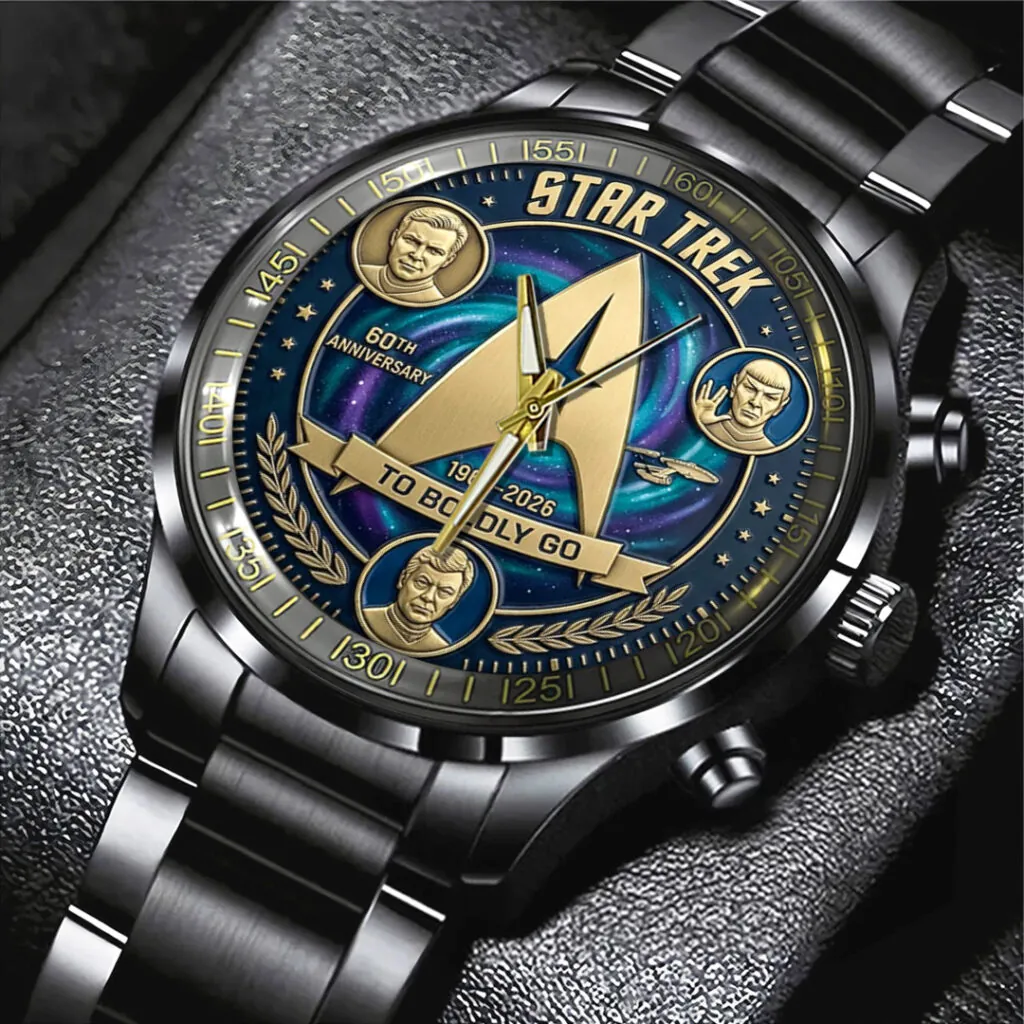 Star Trek 60th Anniversary 2026 Black Stainless Steel Watch-THK124895