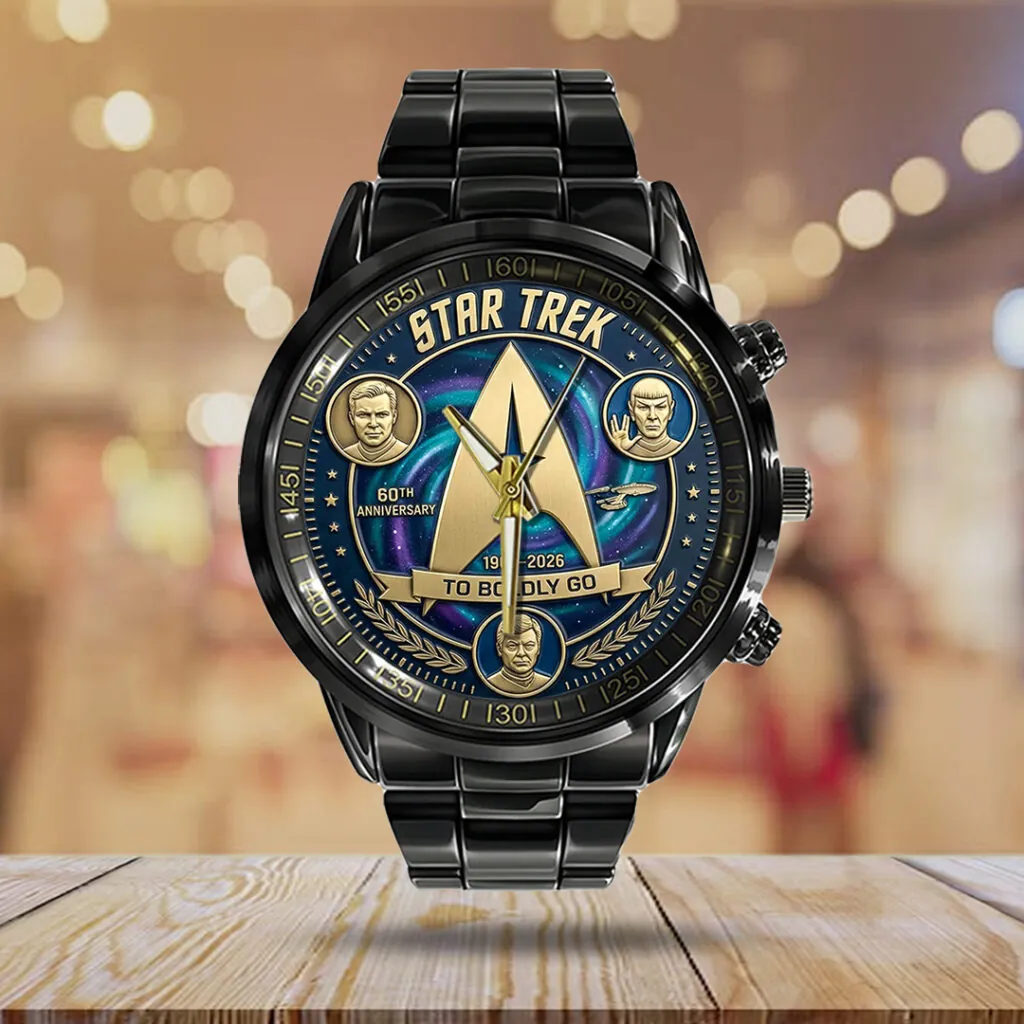 Star Trek 60th Anniversary 2026 Black Stainless Steel Watch-THK124895 - Image 3