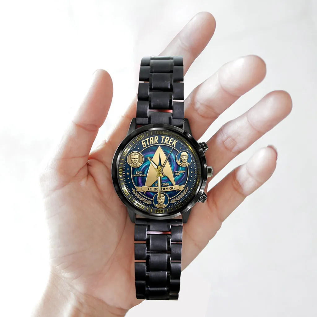 Star Trek 60th Anniversary 2026 Black Stainless Steel Watch-THK124895 - Image 4
