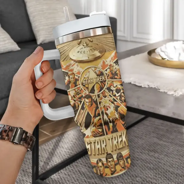 Alternative view of Star Trek 60th Anniversary 40oz Stanley Tumbler-THK124556