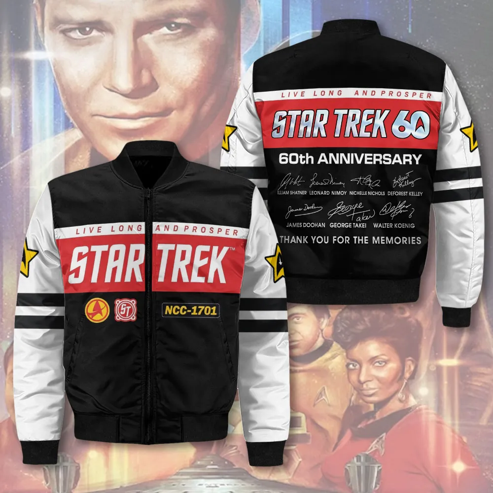 Star Trek 60th Anniversary 3D Bomber Jacket- THK125264