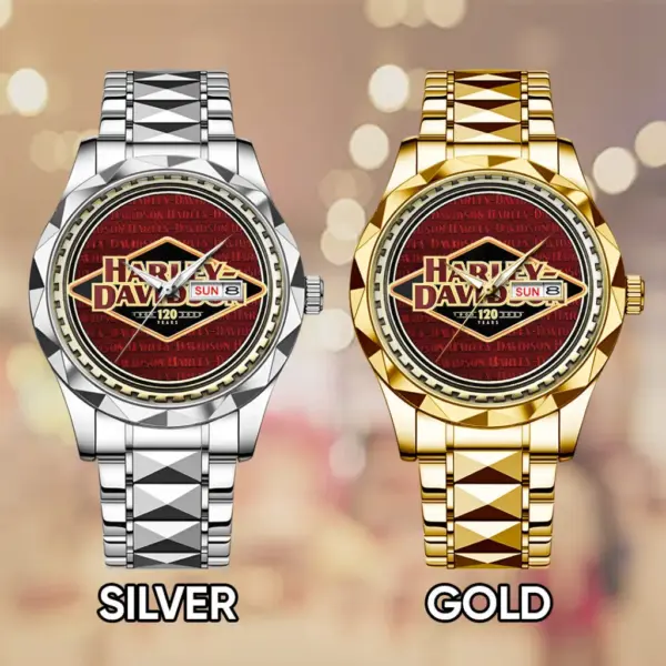 Alternative view of Harley Davidson Alloy Luxury Quartz Watch -THK125686