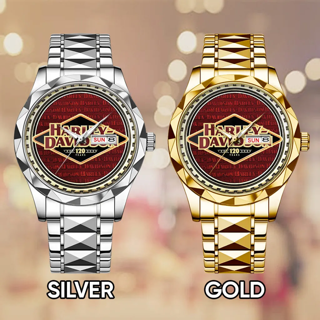 Harley Davidson Alloy Luxury Quartz Watch -THK125686 - Image 2