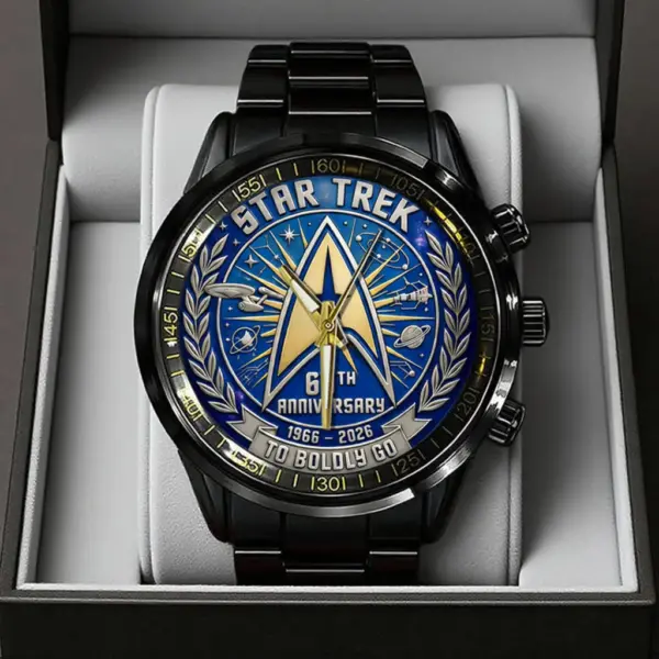 Star Trek 60th Anniversary 2026 Black Stainless Steel Watch-THK124716