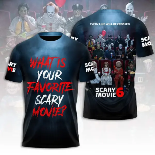 Scary Movie 3D Apparel-THK124815
