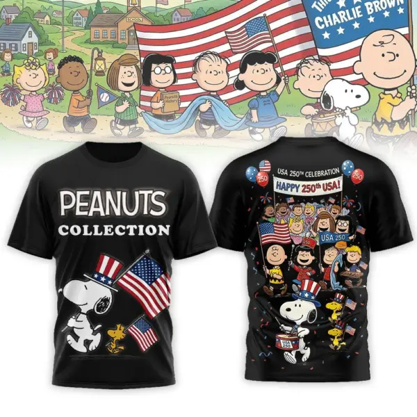 Alternative view of Premium Snoopy 250 Years Of America 3D Apparel - THK125425