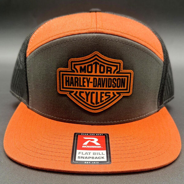 Harley Davidson Leather Patch Hat