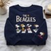 Personalized The Snoopy Beagles Embroidered Sweatshirt