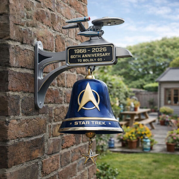 Star Trek 60Th Anniversary 3D Wall Bell