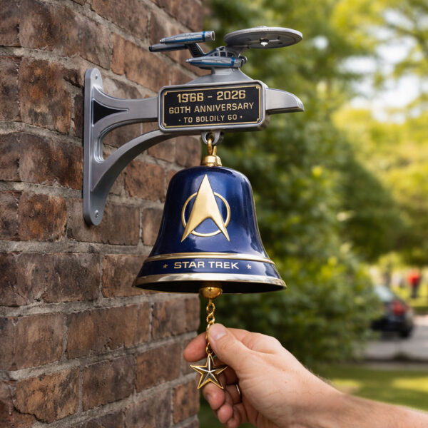 Alternative view of Star Trek 60Th Anniversary 3D Wall Bell