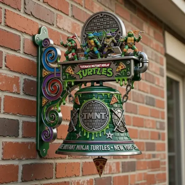 Alternative view of Teenage Mutant Ninja Turtles 3D Wall Bell