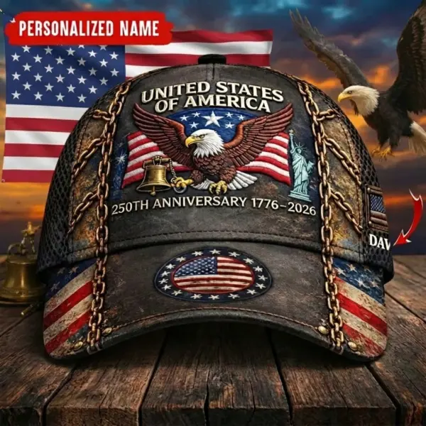 United States 250th Anniversary 3D Printed Cap-THK122396