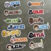 Personalized Star Wars Embroidered Patches Set