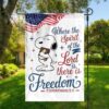 Snoopy America Freedom Garden Flag