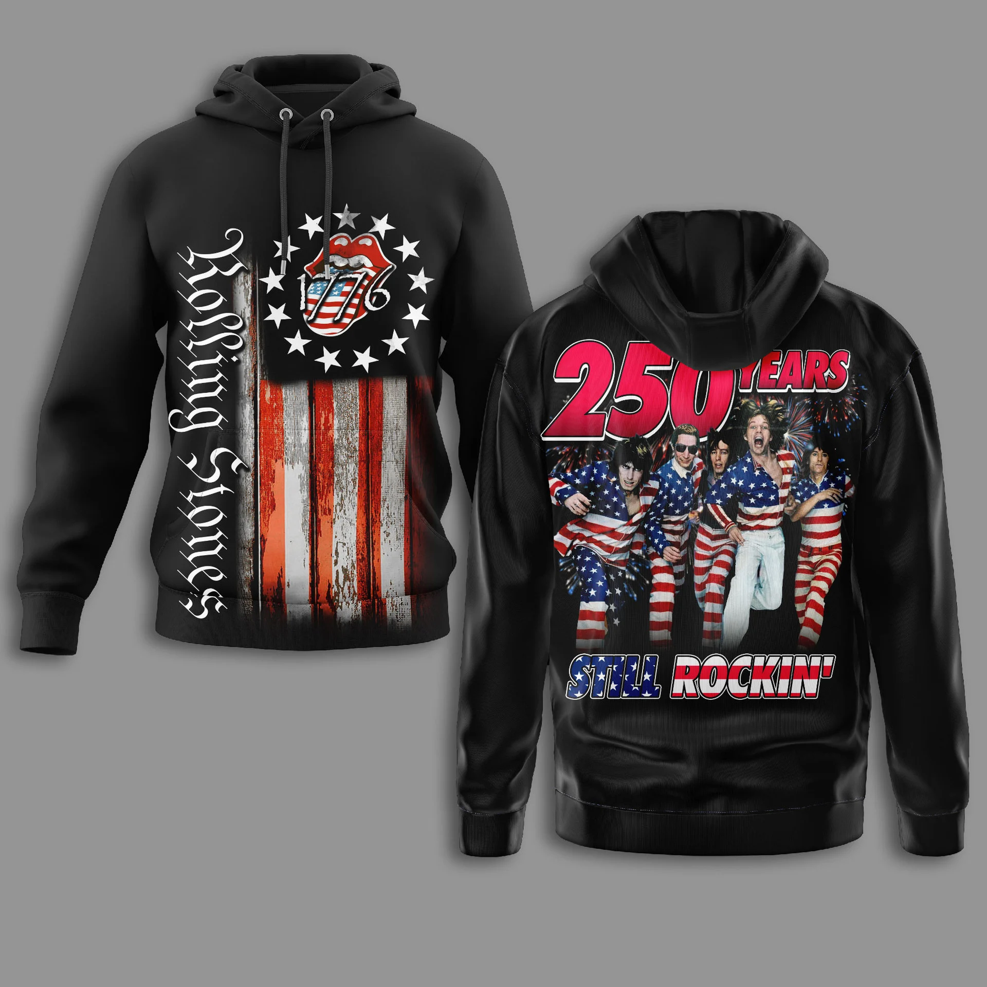 The Rolling Stones 250th Years Of America 3D Apparel - Image 2