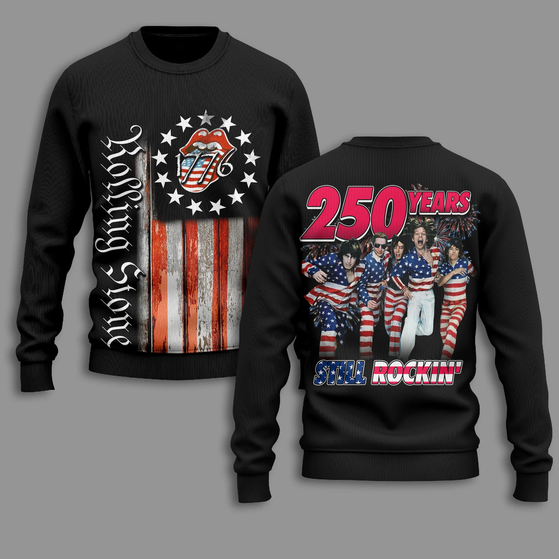The Rolling Stones 250th Years Of America 3D Apparel - Image 3