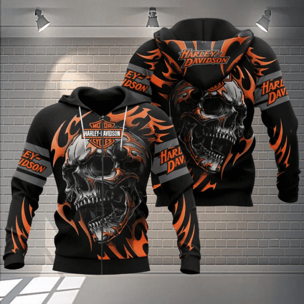 Alternative view of Premium Harley Davidson 3D Apparel-THK126125