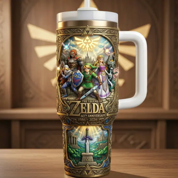Alternative view of The Legend of Zelda 40oz Stanley Tumbler -THK126230