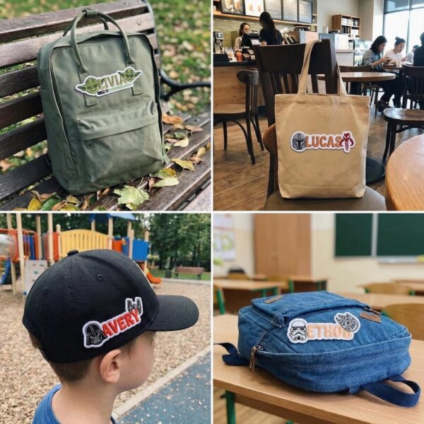 Alternative view of Personalized Star Wars Embroidered Patches Set