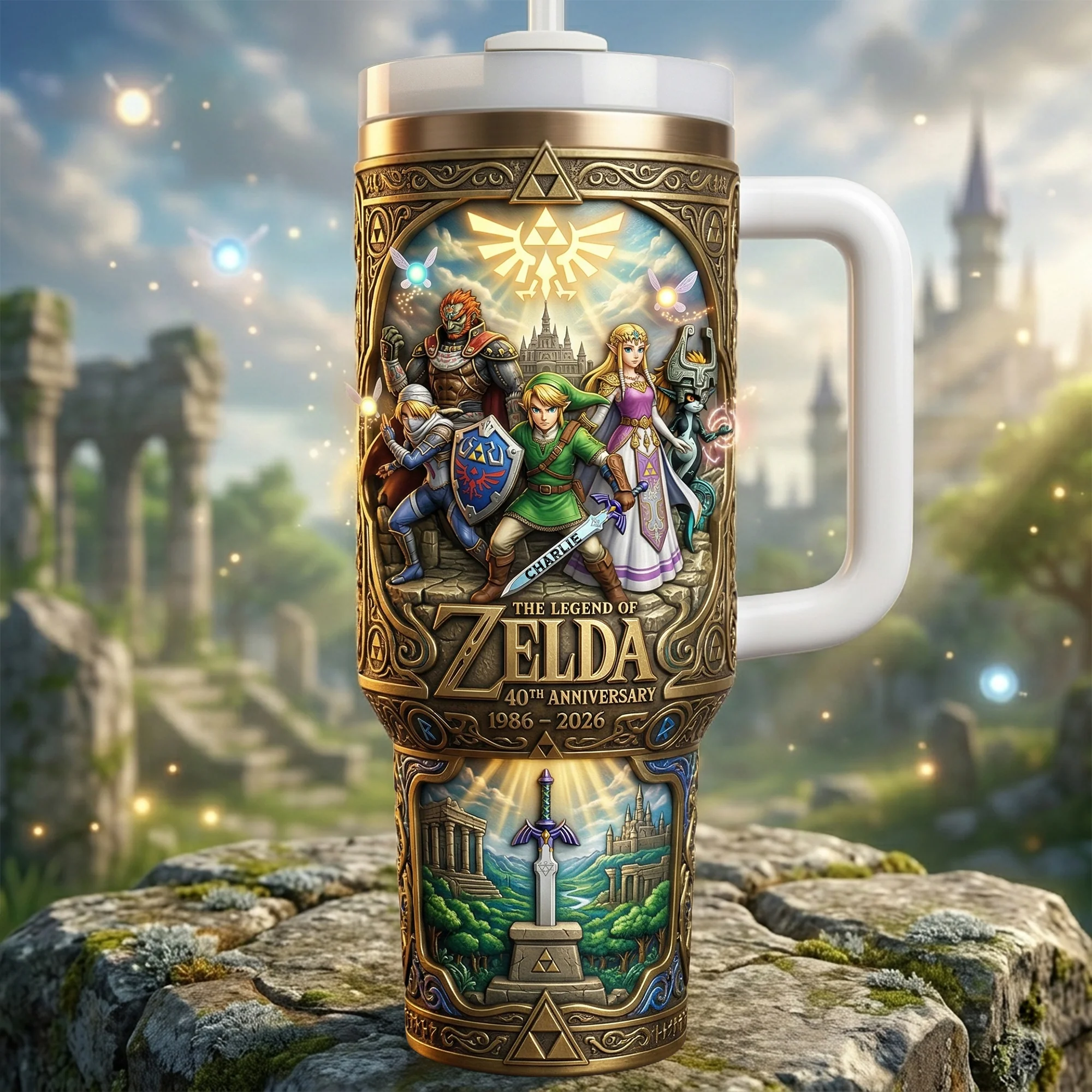The Legend of Zelda 40oz Stanley Tumbler -THK126230 - Image 3