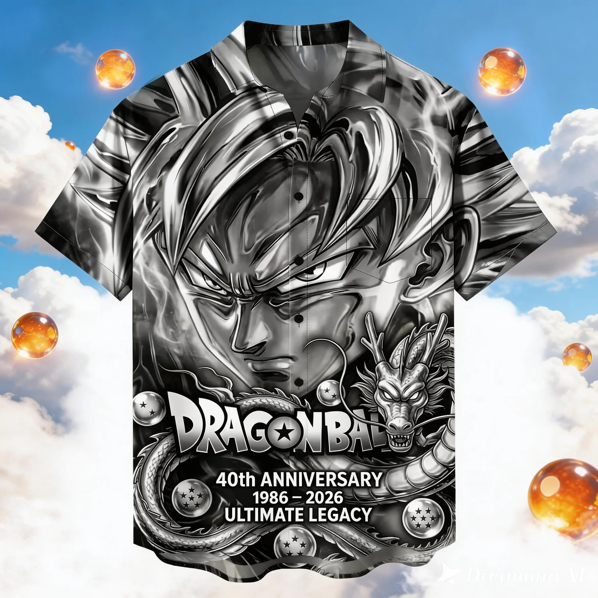 Personalized Dragon Ball Hawaiian Shirt - Image 4