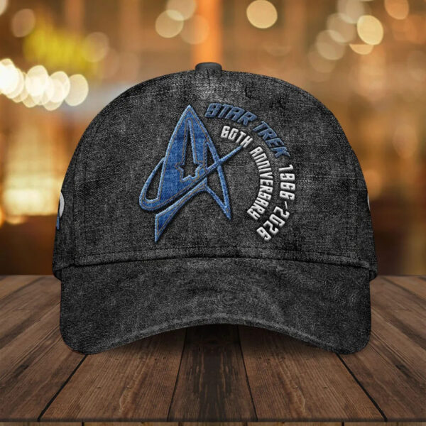Star Trek The Original Series 60th Anniversary Embroidered Wash Cap