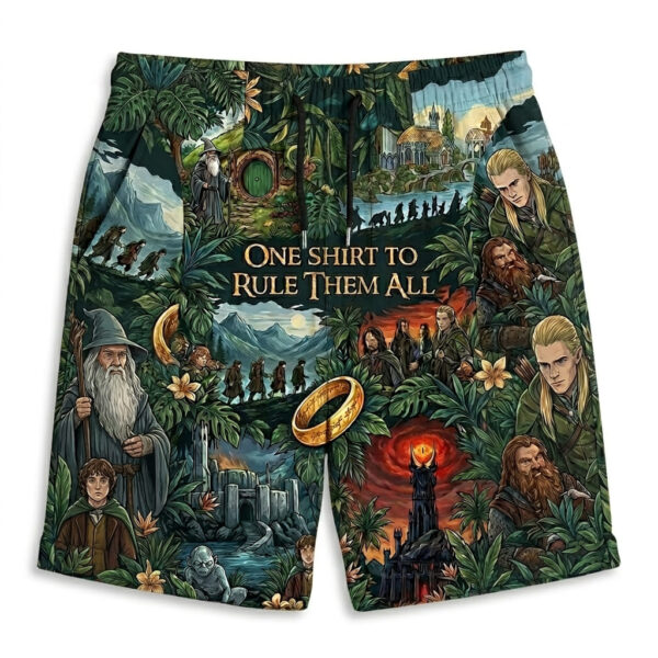 Alternative view of The Lord of the Rings Hawaiian Shirt -THK127281