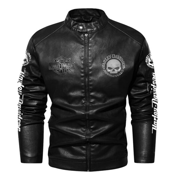 Alternative view of Harley Davidson Motorcycle Leather Jacket - Premium Comfort