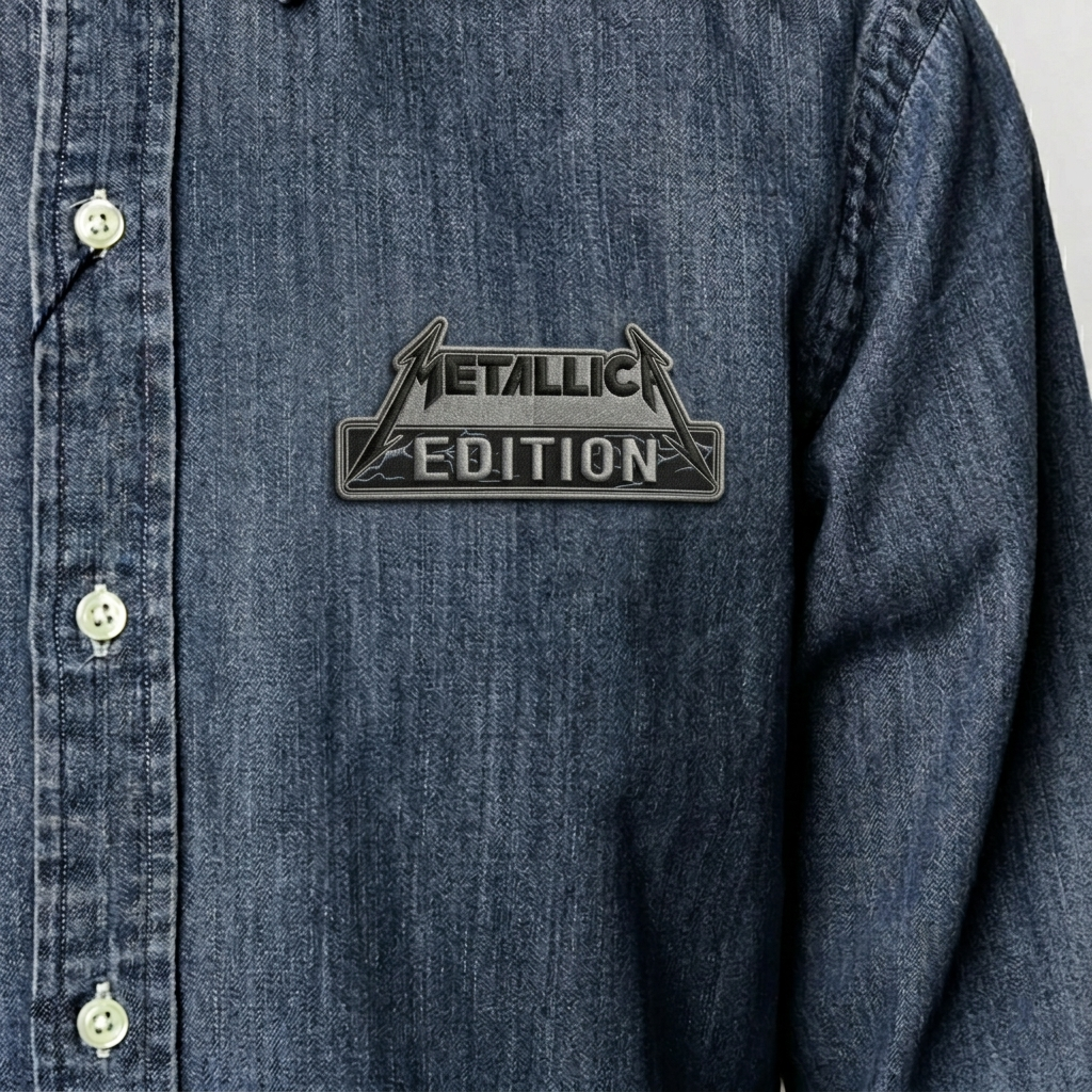 Metallica Embroidered Iron-On Patch - Image 5
