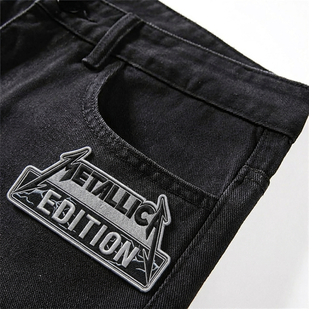 Metallica Embroidered Iron-On Patch - Image 3