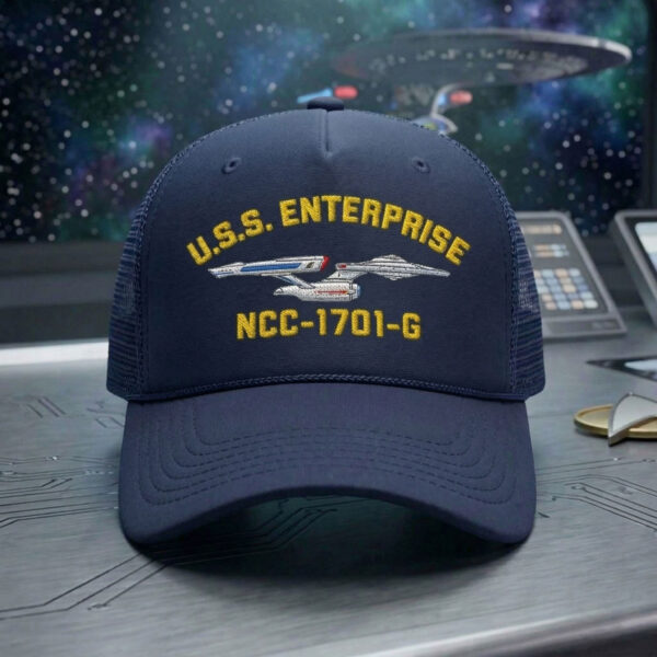 Alternative view of Premium Star Trek U.S.S Enterprise NCC-1701-G Embroidery Cap
