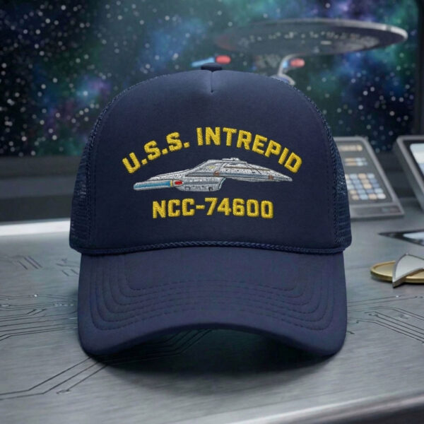 Alternative view of Premium Star Trek U.S.S. Intrepid NCC-74600 Embroidery Cap