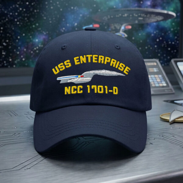 Premium Star Trek U.S.S Enterprise NCC-1701-D Embroidery Cap