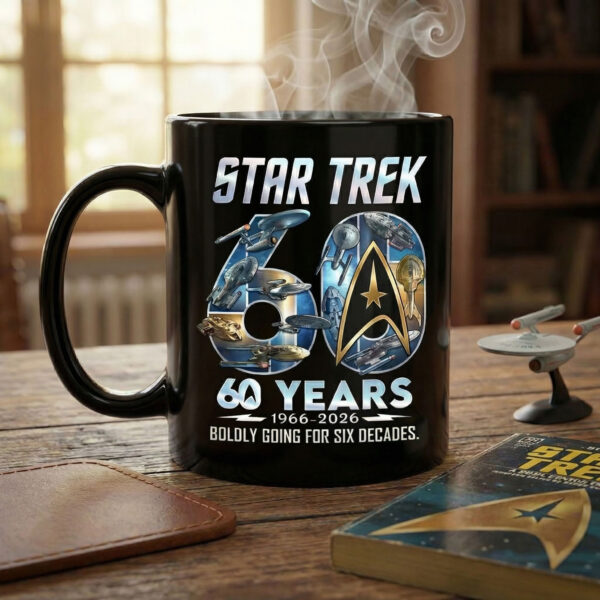 Alternative view of Star Trek 60th Anniversary Mug - THK126238
