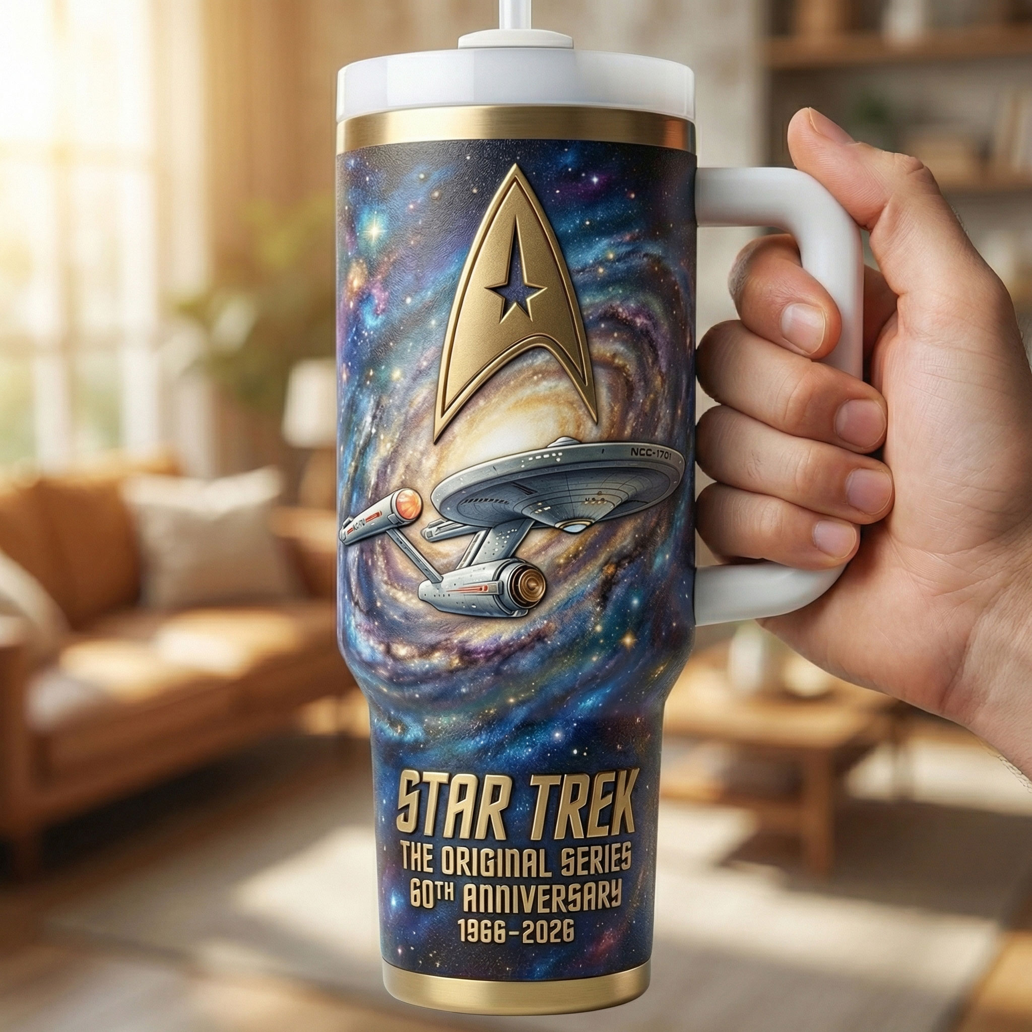 Star Trek 60th Anniversary 40oz Stanley Tumbler -THK126264