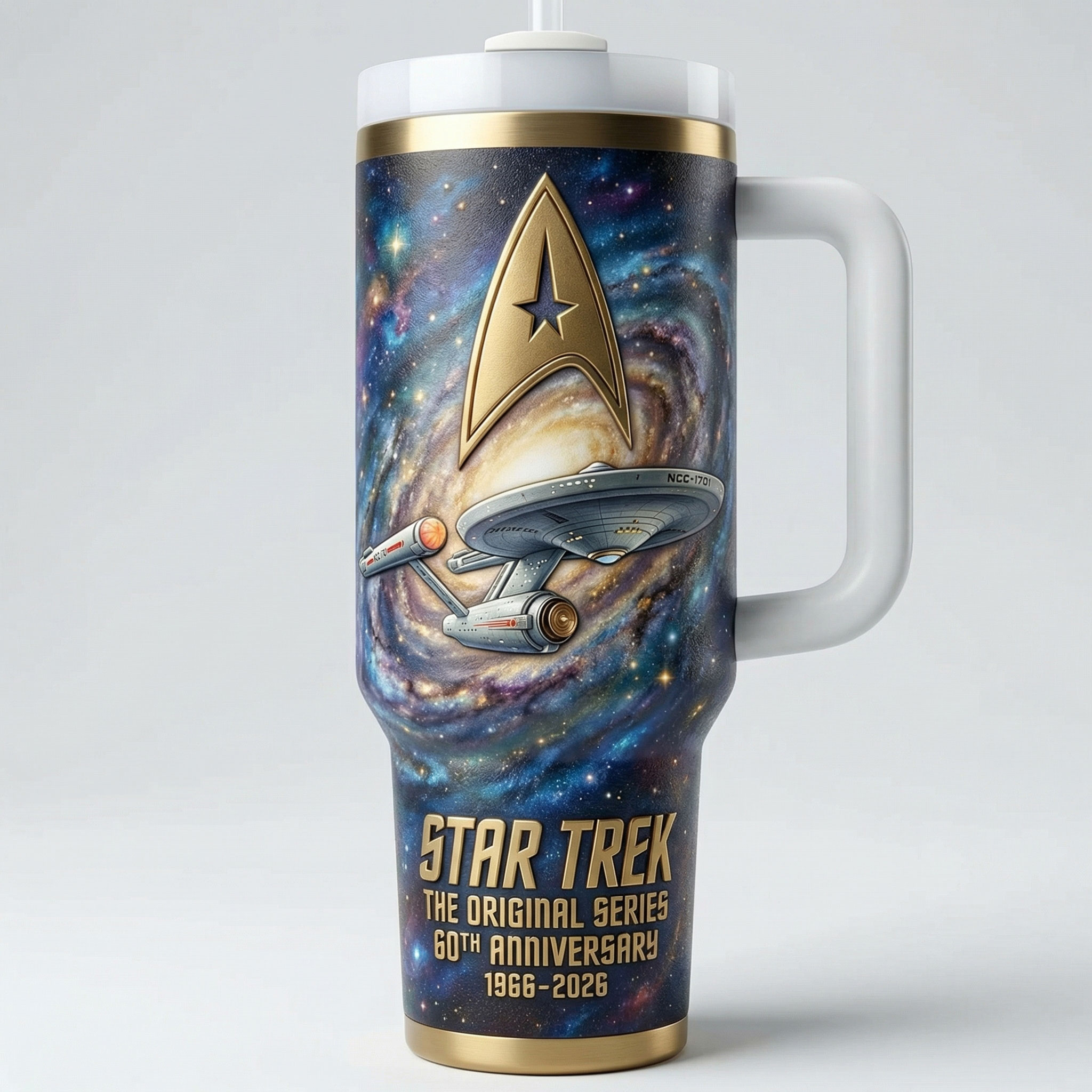 Star Trek 60th Anniversary 40oz Stanley Tumbler -THK126264 - Image 4