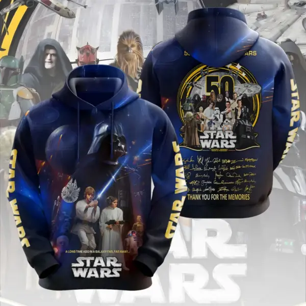Alternative view of Star Wars 50th Anniversary 2027 3D Apparel -THK125789