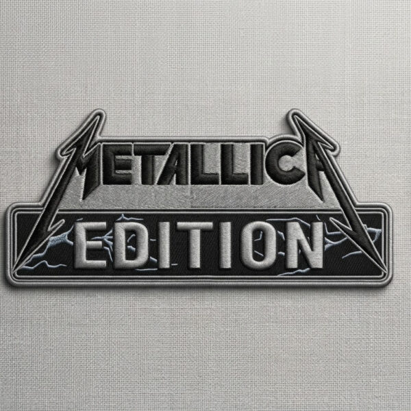 Metallica Embroidered Iron-On Patch