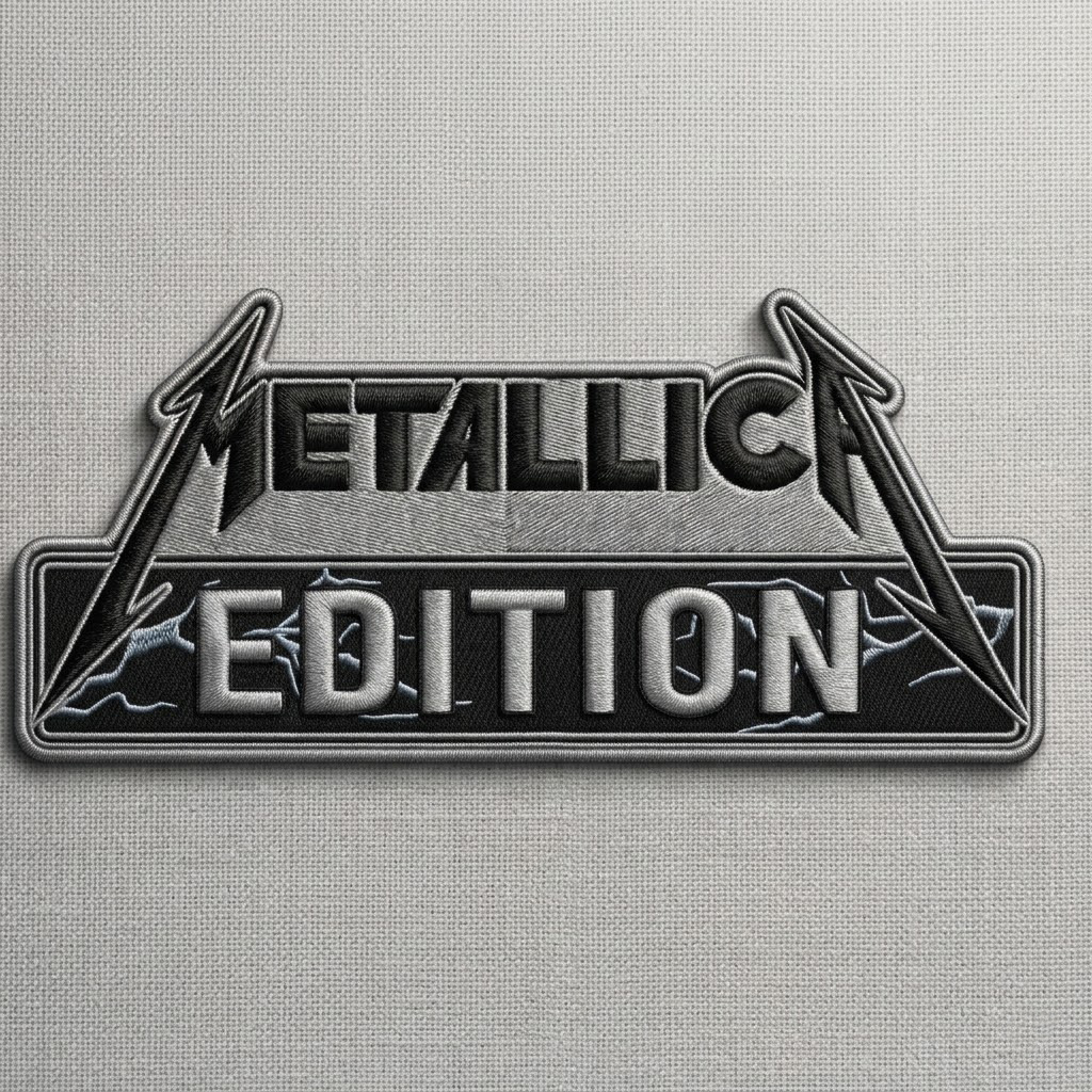 Metallica Embroidered Iron-On Patch