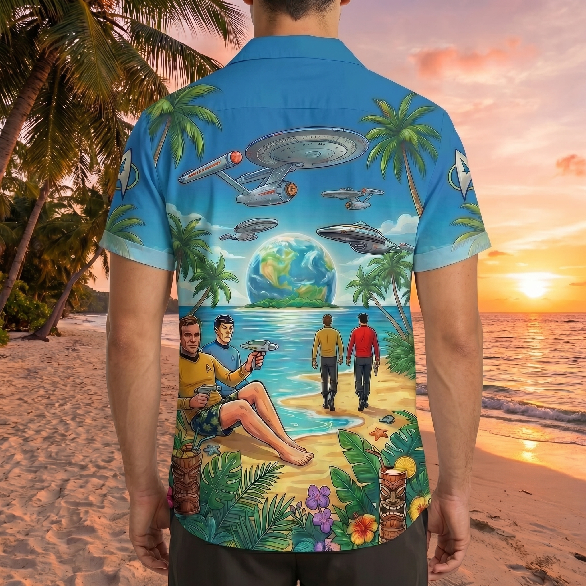 Star Trek Hawaiian Shirt- THK126697 - Image 3