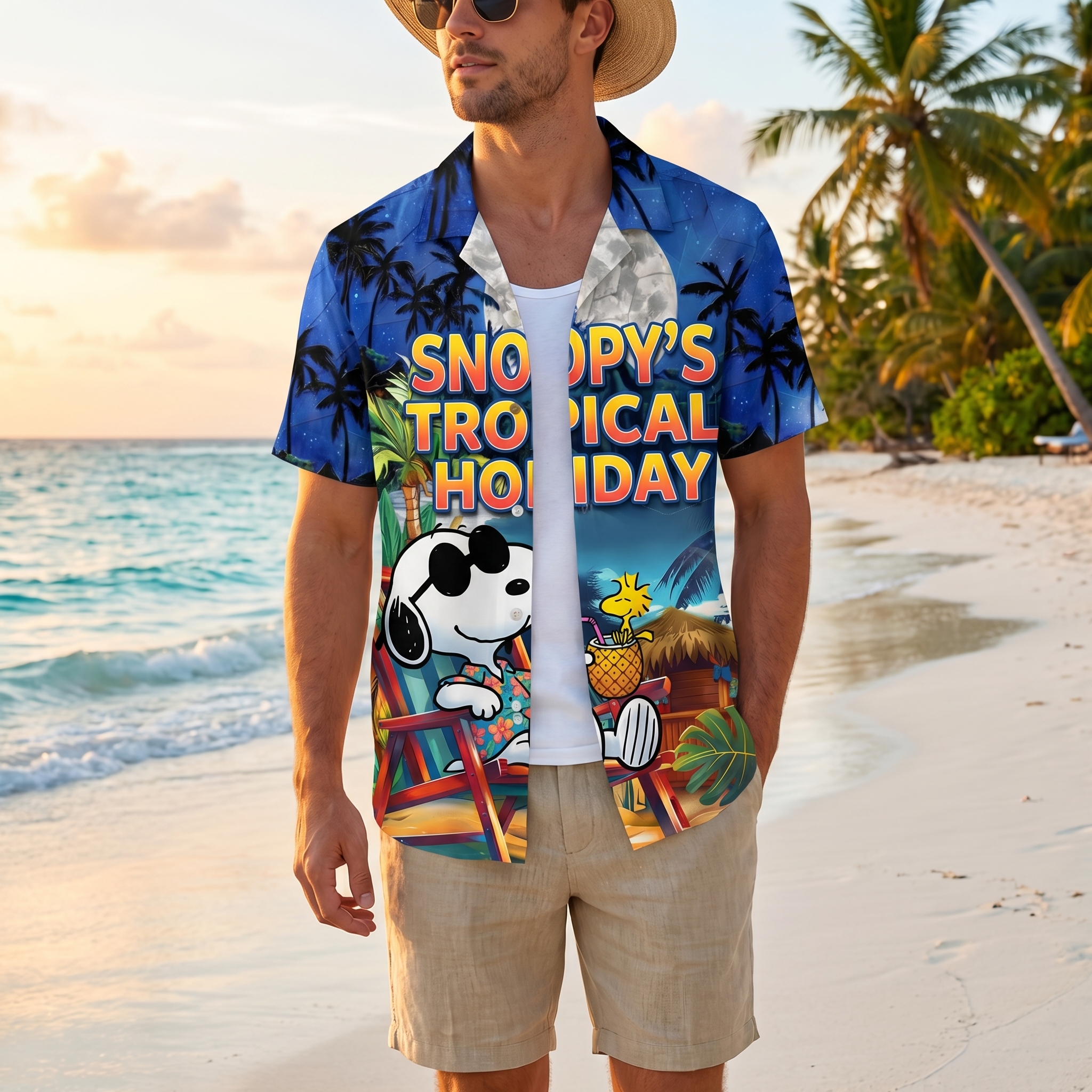 Snoopy Hawaiian Shirt- THK126722 - Image 3