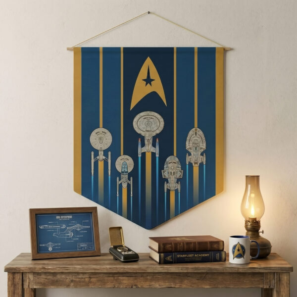 Alternative view of United Federation of Planets Starfleet Legacy Wall Banner