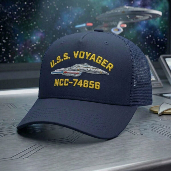 Alternative view of Premium Star Trek U.S.S. Voyager NCC-74656 Embroidery Cap