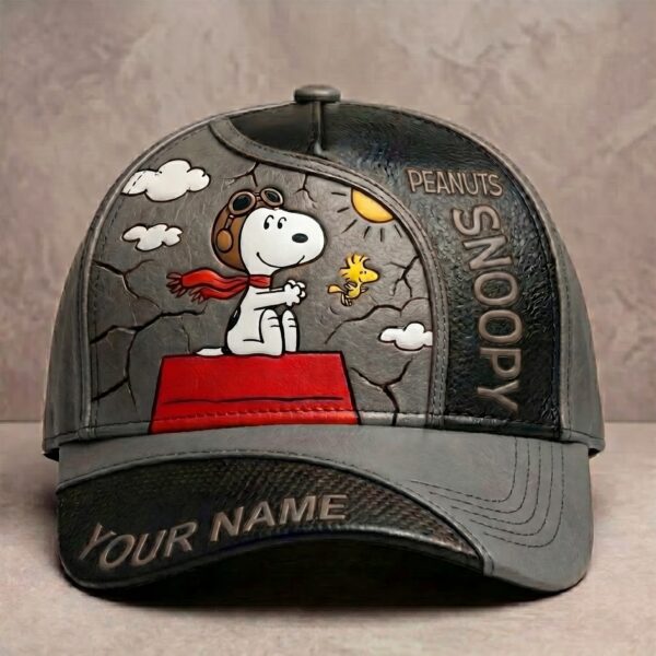 Alternative view of Personalized Snoopy Classic Cap -THK126524