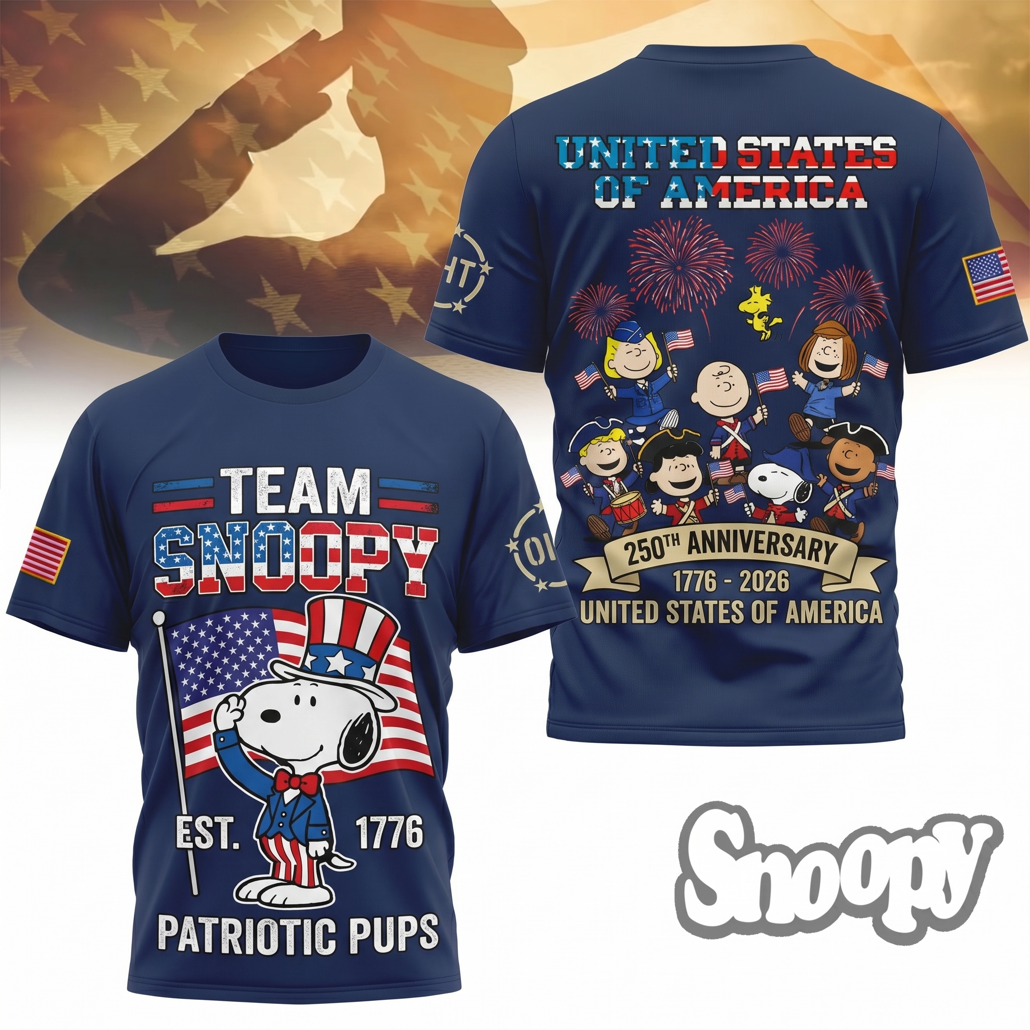 Premium Snoopy 3D Apparel-THK126473