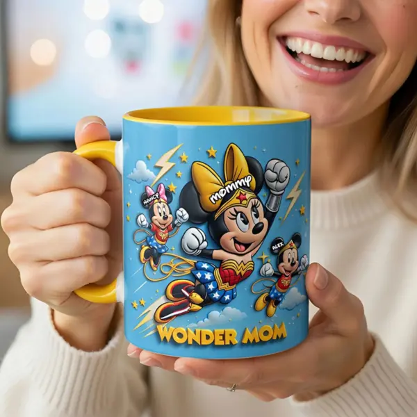 Super Mom Coffee Accent Mug - Personalized Gifts For Mother