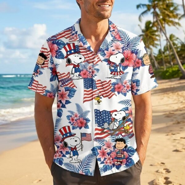 Snoopy 250 Years Of America Hawaiian Shirt- THK126767